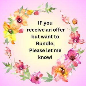 Receive an Offer but prefer to Bundle?